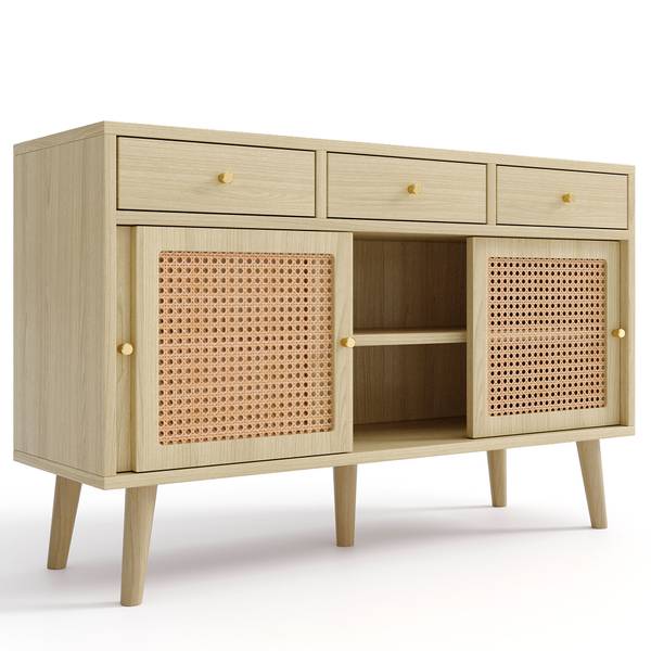 Sideboard O3128 Braun - Holzwerkstoff - 120 x 78 x 40 cm