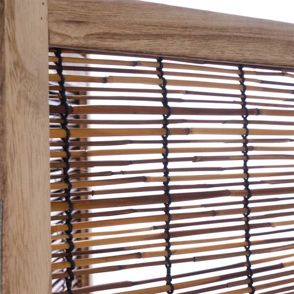 Raumteiler  Viva 3-tlg. Braun - Naturfaser - 120 x 170 x 2 cm