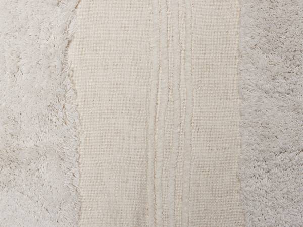 Kuscheldecke RAEBARELI Beige - Naturfaser - 130 x 1 x 180 cm