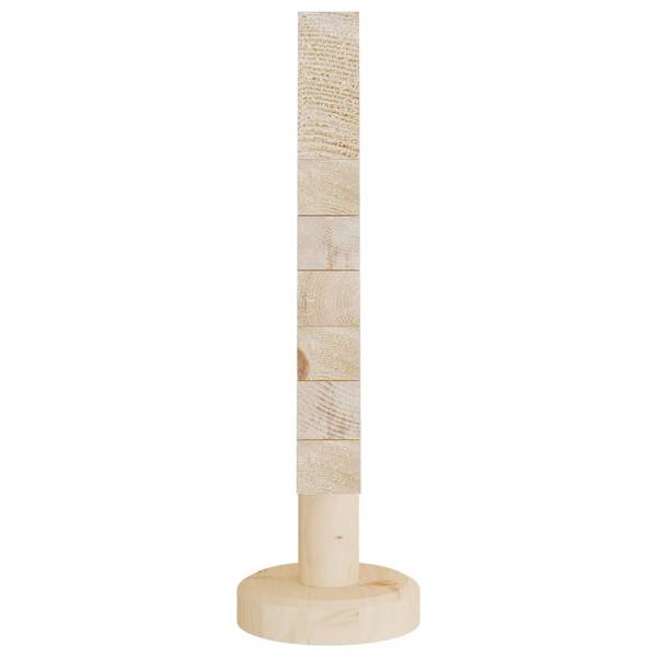 Weihnachtsbäume 2 Stk. D5017 Braun - Massivholz - 15 x 30 x 15 cm