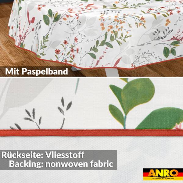 Wachstuchtischdecke Natur BO Tiefe: 200 cm