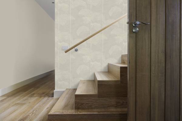 Vliestapete Palme deluxe Beige