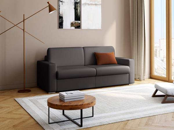 Schlafsofa CALITO Schwarz