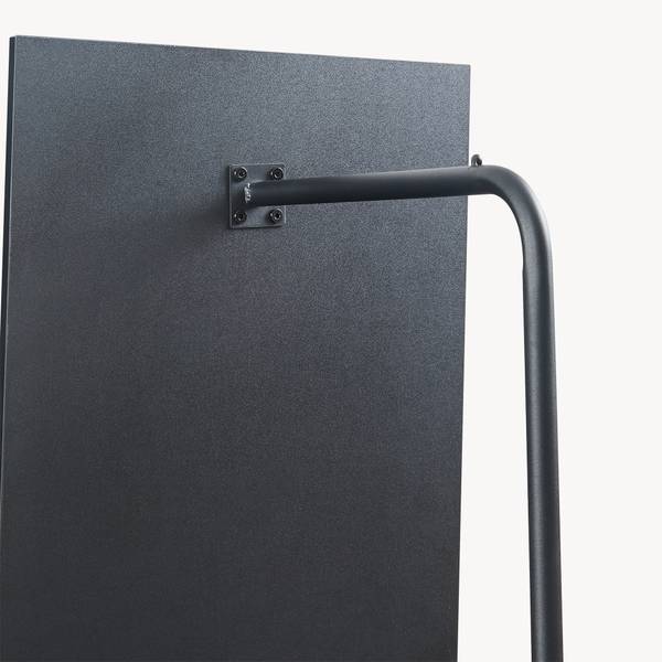 Miroir porte-manteau Saden Noir