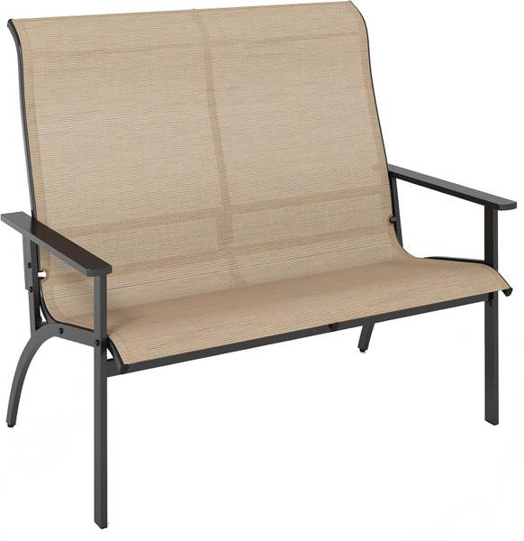 Gartenbank ZB34532ORDE Braun - Metall - 120 x 106 x 81 cm