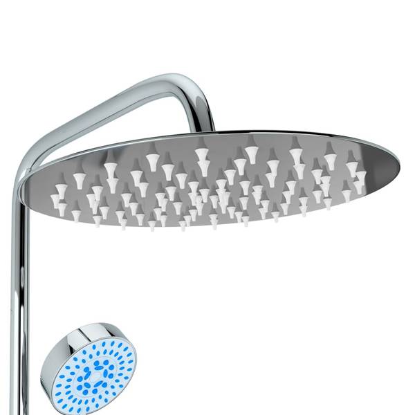 Dusch 145056 Silber - Edelstahl - 1 x 95 x 150 cm
