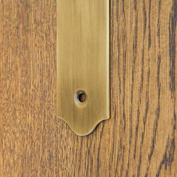 Türdrücker BARTON PZ72 Gold - Messing - 14 x 24 x 1 cm