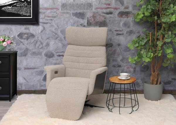 Relaxsessel N56 Braun - Grau
