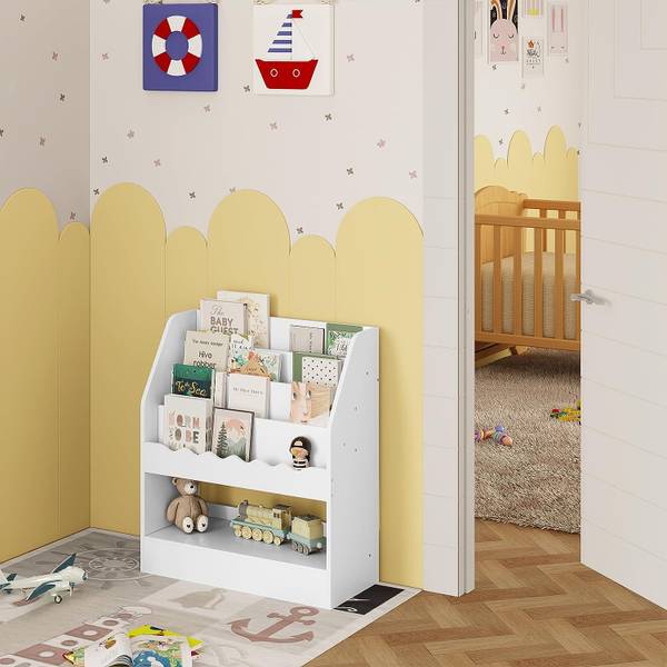 Bücherregal Christa Weiß - Holzwerkstoff - 70 x 80 x 30 cm