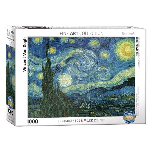 Puzzle Sternennacht von Vincent van Gogh Papier - 26 x 6 x 36 cm