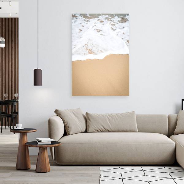 Wandbild Strand 60 x 90 cm
