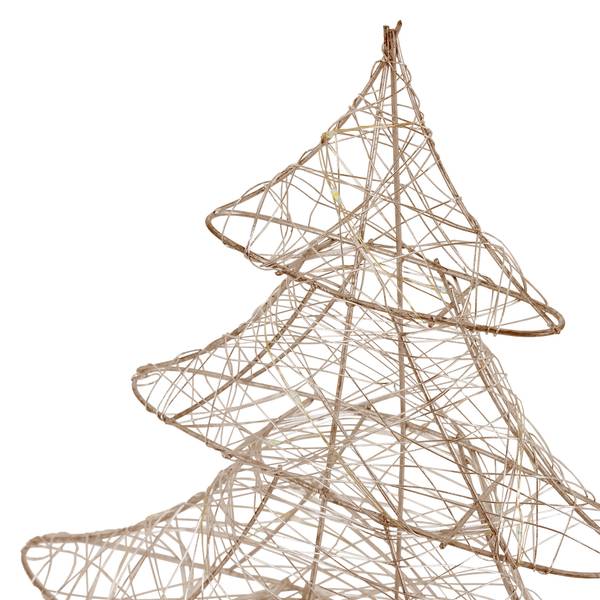 Weihnachtsbaum GLORA-W Gold - Samt - 6 x 30 x 28 cm