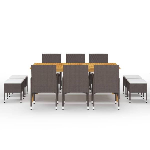 Garten-Essgruppe 3005687 (11-teilig) Braun