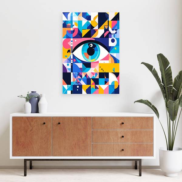 Wandbild Abstraktion 40 x 60 cm