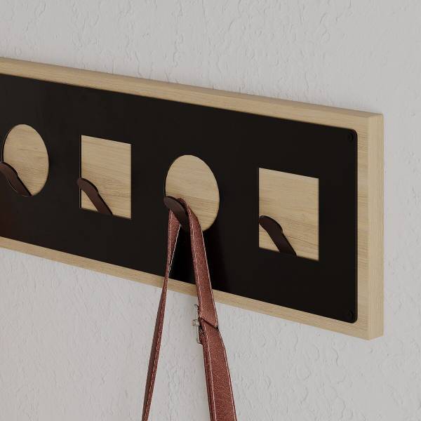 Garderobenständer ICON Braun - Holzwerkstoff - 2 x 16 x 55 cm