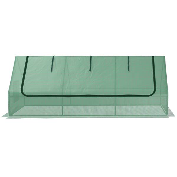 Foliengewächshaus 845-770V00GN Grün - Kunststoff - 90 x 90 x 240 cm