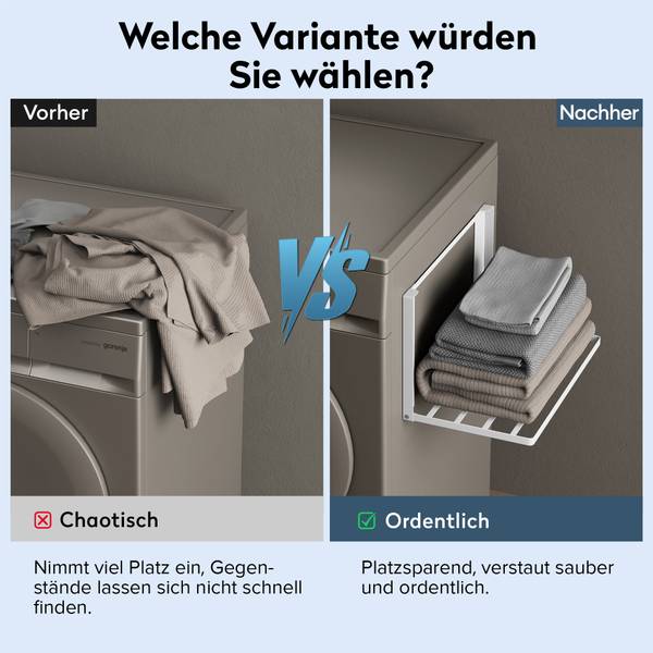 Hängeaufbewahrung Folda-01 Weiß