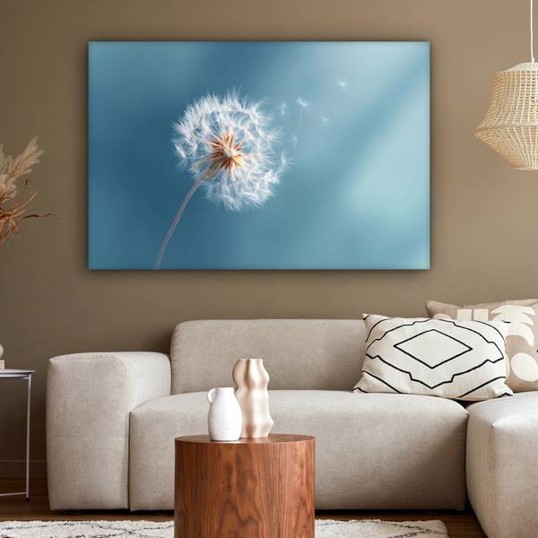 CANVAS SCHILDERIJ Paardenbloem 150 x 100 cm