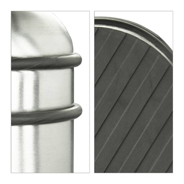 Butoir de porte acier inoxydable argenté Nombre de pièces dans le lot : 1