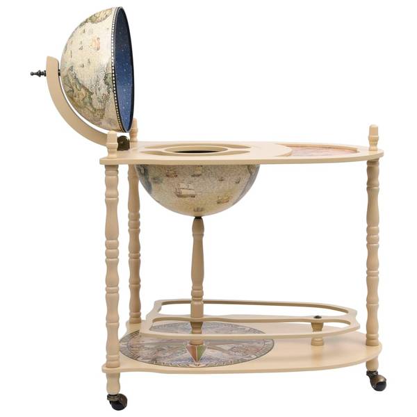 Globus Bar 3003113 Grün - Weiß - Eukalyptus - Eisen - 45 x 88 x 70 cm