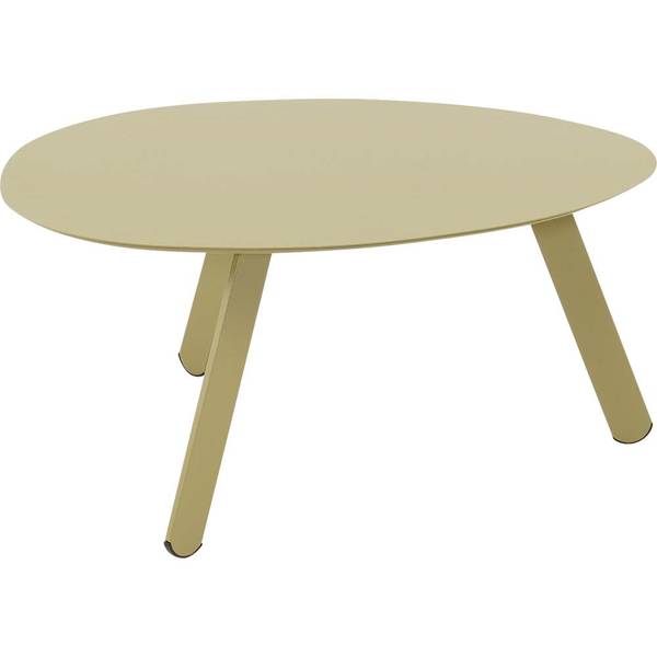 Beistelltisch TIKI Beige - Metall - 60 x 6 x 74 cm