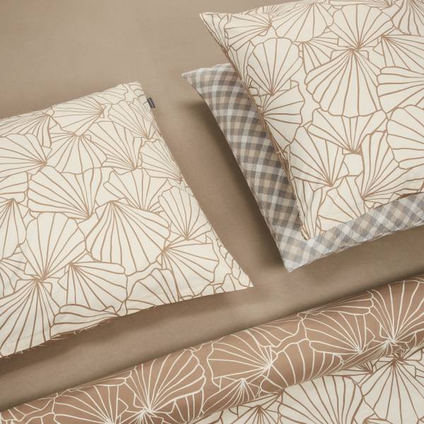 Bettwäscheset Rin Renforcé 2-tlg. Grau - Textil - 135 x 1 x 200 cm