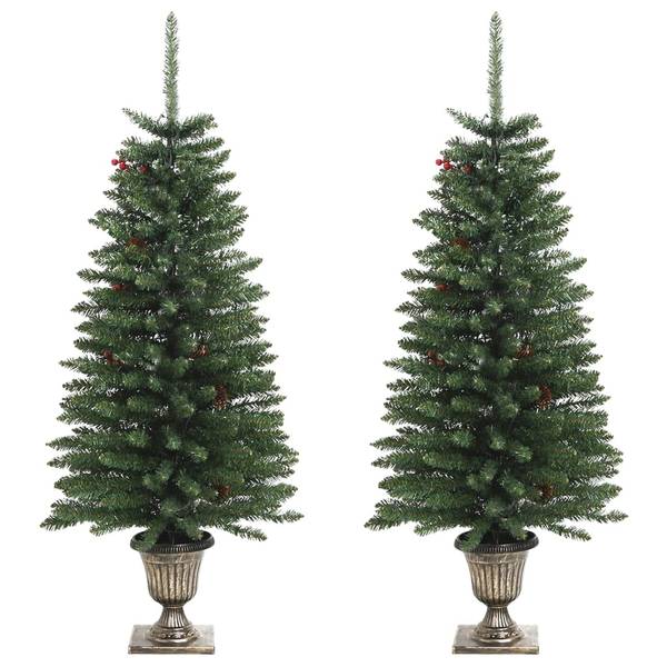 Weihnachtsbaum 3030853 (2er Set) Grün - Vinyl - 65 x 120 x 65 cm