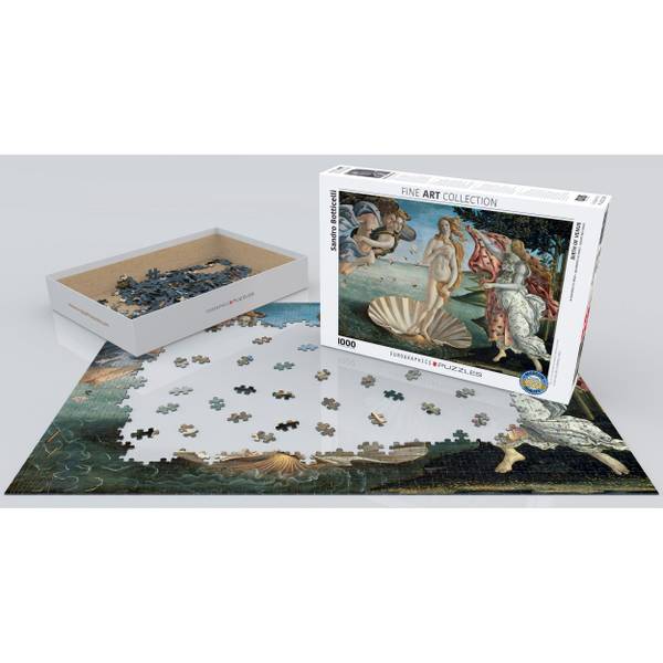 Puzzle Die Geburt der Venus - Botticelli Papier - 26 x 6 x 36 cm