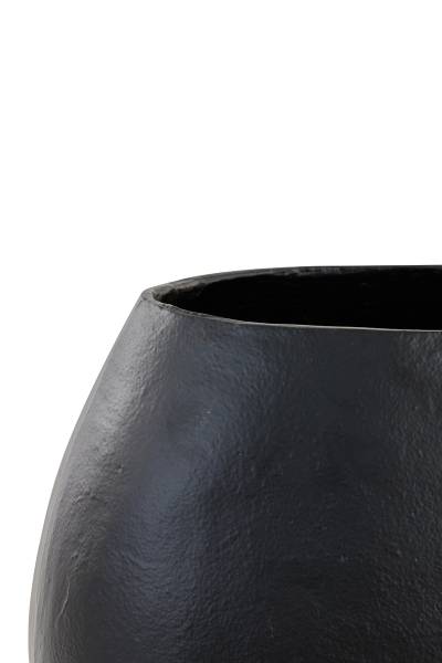 Vase PARTIDA Noir - Métal - 21 x 40 x 34 cm