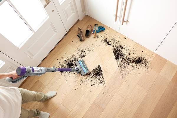 PowerDetect IP1251EUT Akku Staubsauger Grau - Kunststoff - 26 x 116 x 39 cm