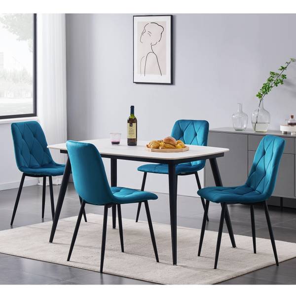 Chaise de salle à manger VICKA Bleu