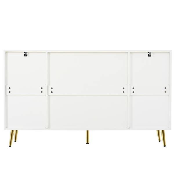 Sideboards ObsidianIst Weiß - Holzwerkstoff - 140 x 82 x 35 cm