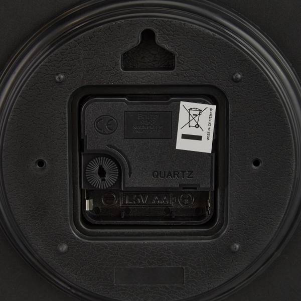 Wanduhr modern Metall - Kunststoff