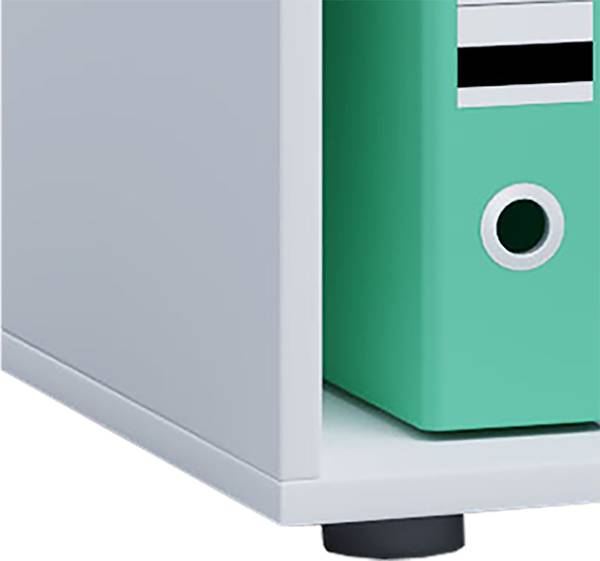 Büroregal Lona Cremeweiß - Weiß