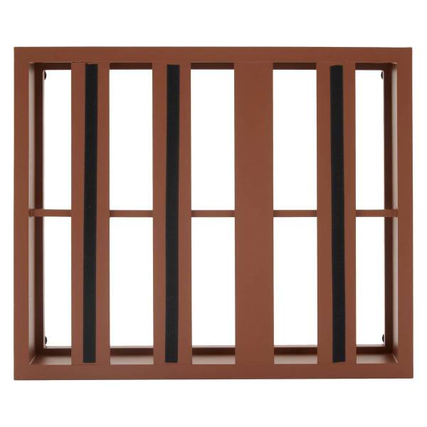Gartenhocker ALLURE Braun - Metall - 65 x 42 x 78 cm