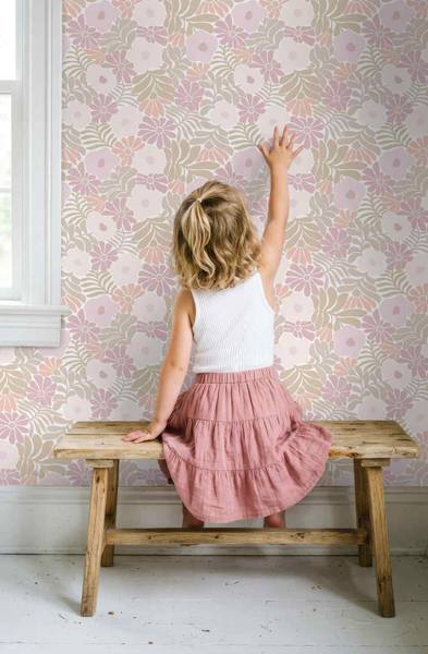 Tapete 131002 Pink - Papier - 53 x 1005 x 53 cm