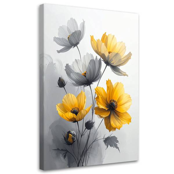 Wandbild Blumen 70 x 100 cm