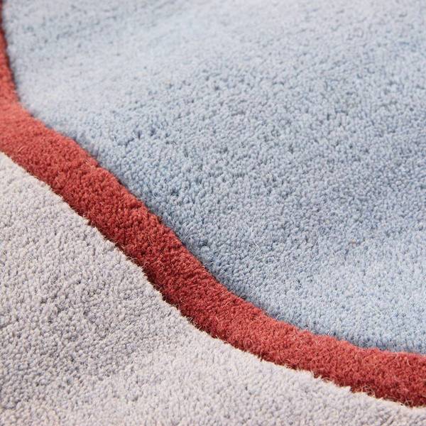 Tapis SOURICETTE Mauve - Fibres naturelles - 150 x 150 x 150 cm