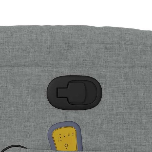 Fauteuil inclinable de massage 3032754-2 Gris lumineux