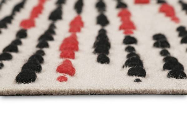 Kurzflorteppich London Red 140 x 200 cm