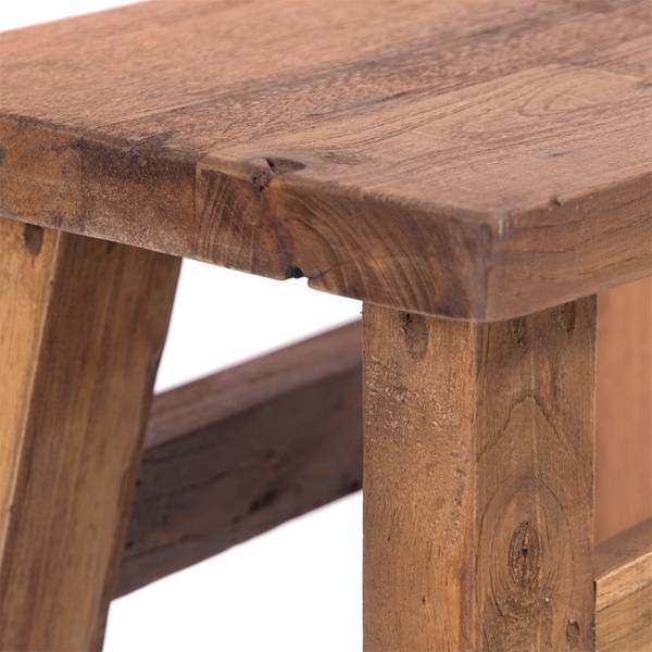 Hocker HOCKER Noah 50 Braun - Massivholz - 50 x 50 x 30 cm