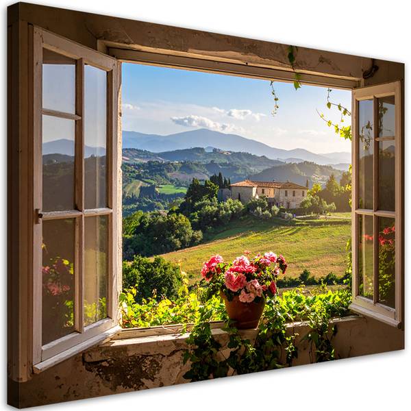 Wandbild Landschaft 90 x 60 cm