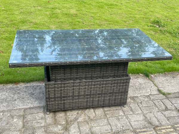 Balkon Lounge Sitzgruppe A(7er-Set) Grau - Webstoff - 80 x 68 x 140 cm