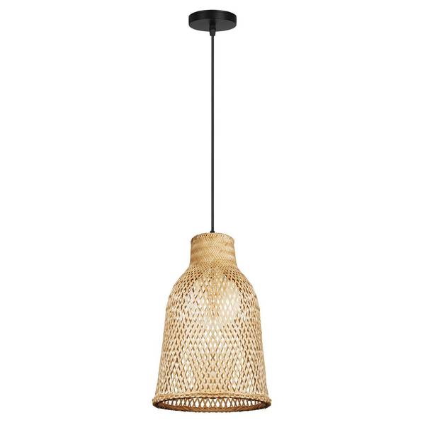 Riba Pendentif Marron - Fibres naturelles - 21 x 170 x 21 cm