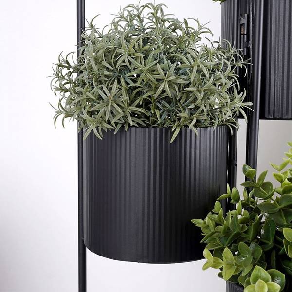 blumenstnder metall action Blumenstnder Metall 2er Set schwarz 32/42 cm Pflanzenstnder Pflanzto
