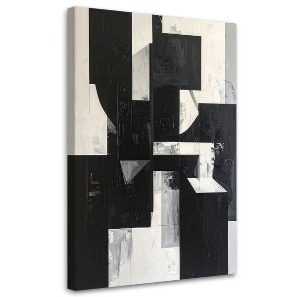Wandbild Formen 80 x 120 cm