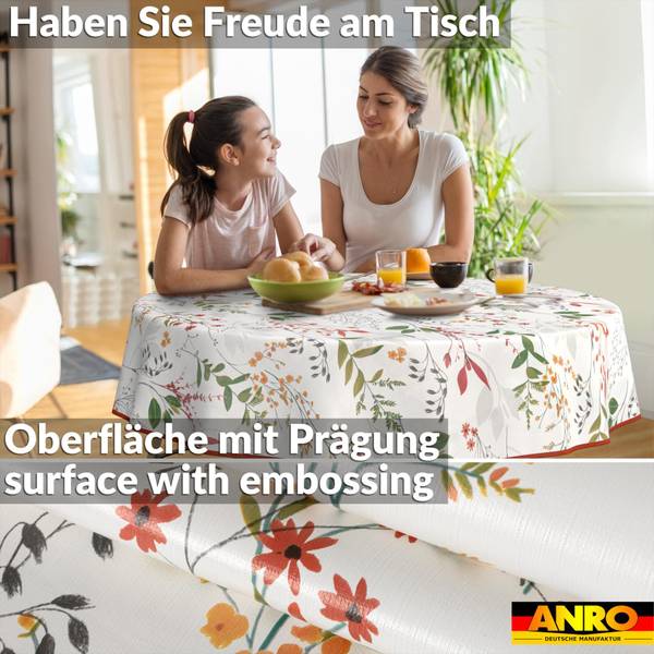 Wachstuchtischdecke Natur BR 140 x 140 cm