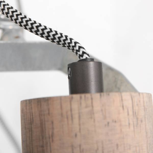 Bougeoir Gearwood Aluminium - 1 ampoule