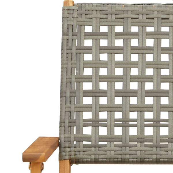 Garten-Essgruppe 3038331-1 3-teilig Grau - 70 x 70 cm