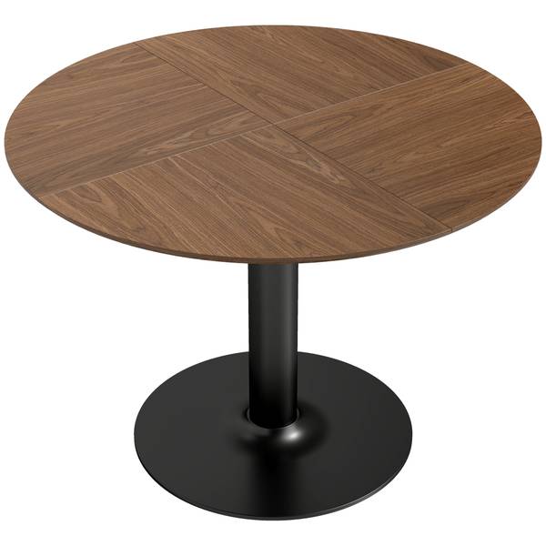 Esstisch 83A-387V00BN Braun - Holzwerkstoff - 110 x 78 x 110 cm